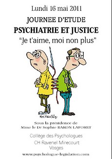 journee etudes college psychologues ch ravenel psychiatrie justice je t'aime moi non plus